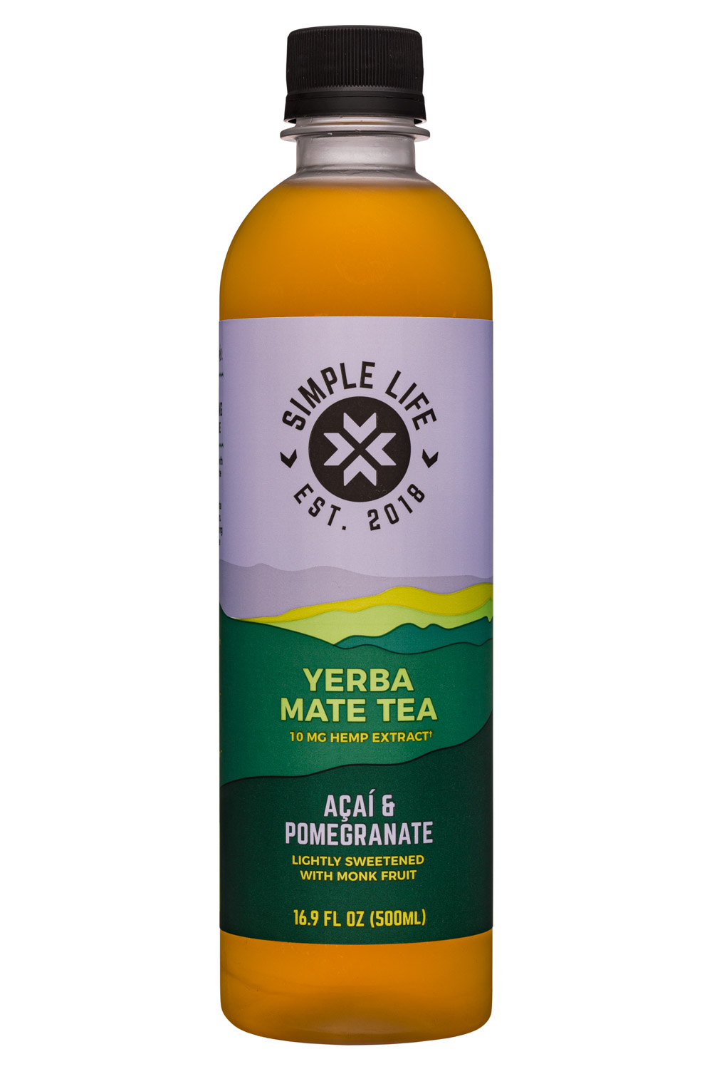Yerba Mate Tea - Acai & Pomegranate (10mg Hemp Extract)