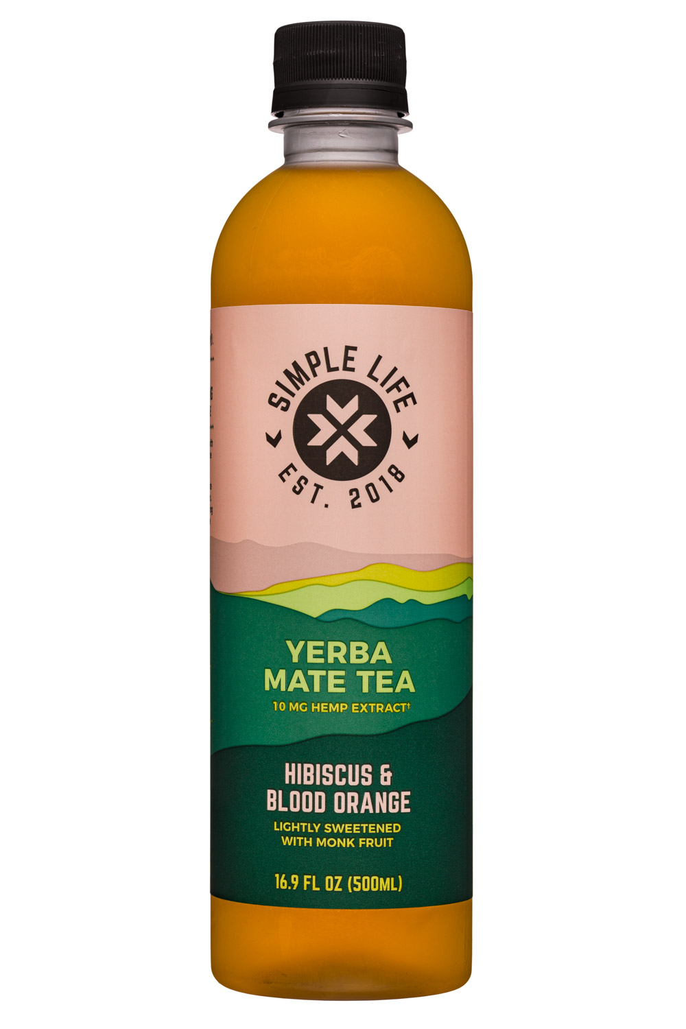 Yerba Mate Tea - Hibiscus & Blood Orange (10mg Hemp Extract)