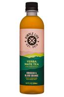 Simple Life: SimpleLife-17oz-YerbaMate-HibiscusBloodOrange-Front