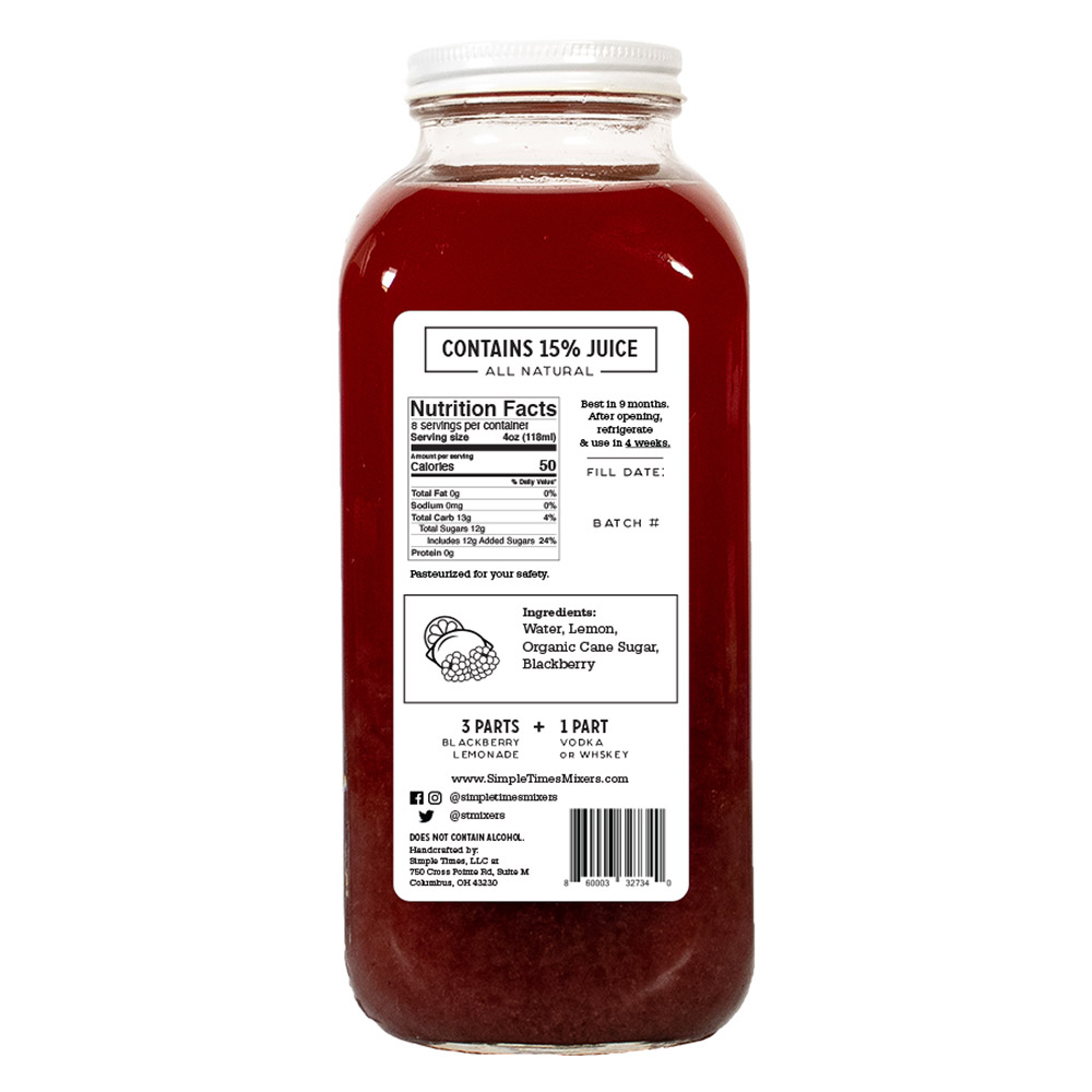 Simple Times Mixers: Photo of Blackberry Lemonade - Simple Times Mixers (uploaded by company)