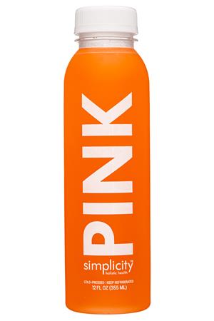 Simplicity Holistic Health: Simplicity-12oz-2021-Pink-Front