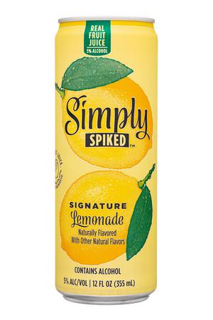 Simply Spiked Lemonade: Simply-12oz-2022-SpikedLemonade-Signature