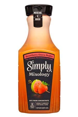 Simply: Simply-52oz-2023-Mixology-StrawbGuavaMojito-Front