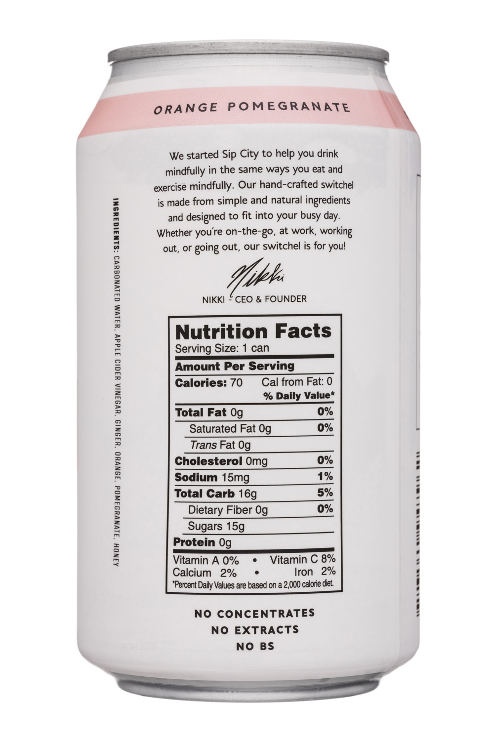 Sip City Switchel: SipCity-12oz-SparklingSwitchel-Pom-Nashville-Facts