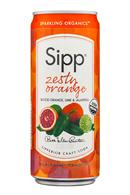 Sipp: Sipp-10oz-Sparkling-ZestyOrange-Front