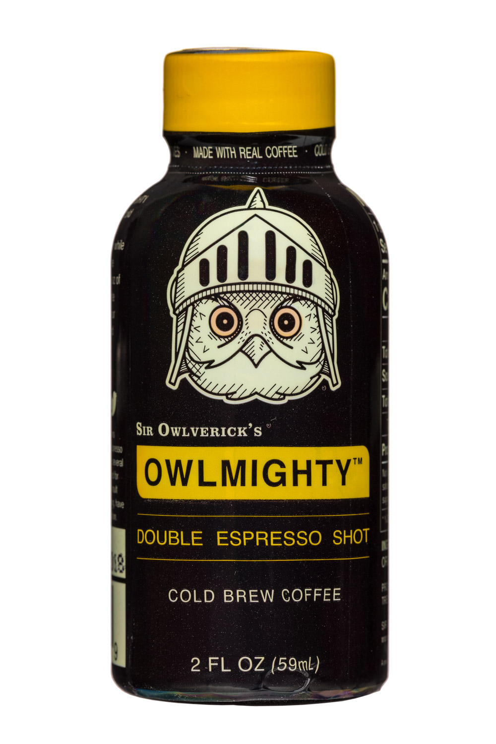 Sir Owlverick's: SirOwlvericks-2oz-Owlmighty-2xShot-Front