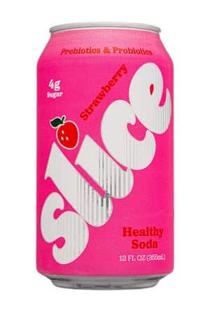 Slice Soda: Slice-12oz-2024-HealthySoda-Strawb-Front