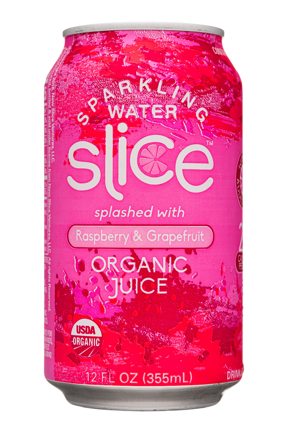 Raspberry & Grapefruit Sparkling Water (can)