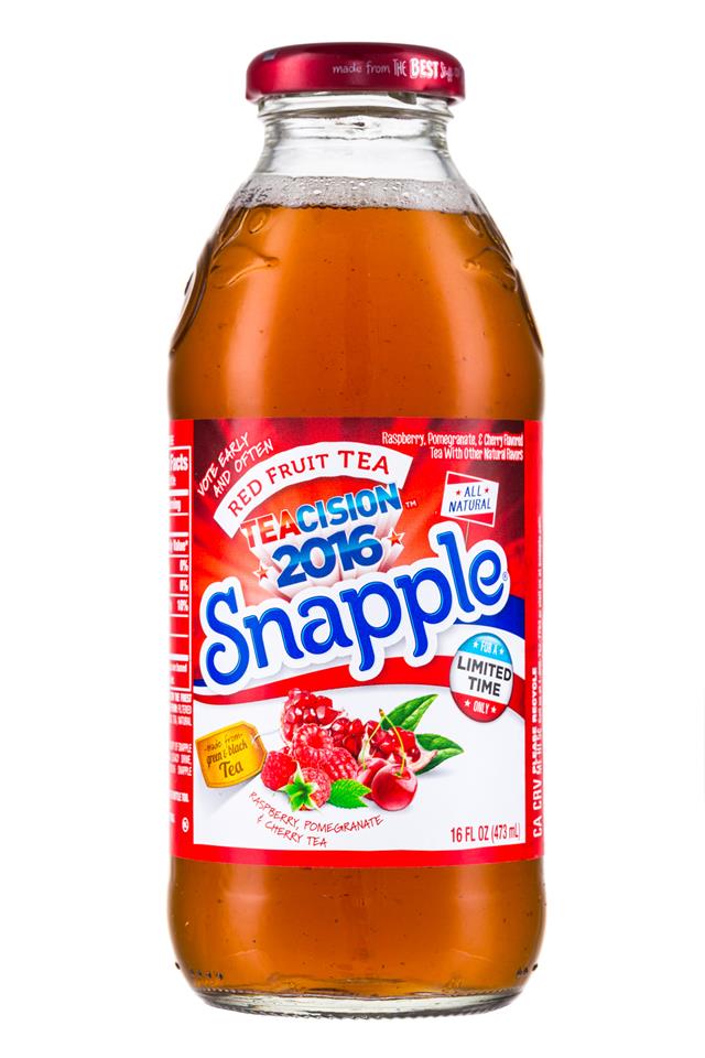 Snapple Teacision : Snapple-Teacision-2016-RedFruit-Front