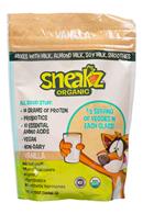 Sneakz Organic: Sneakz-12oz-ProteinPowder-Vanilla-Front