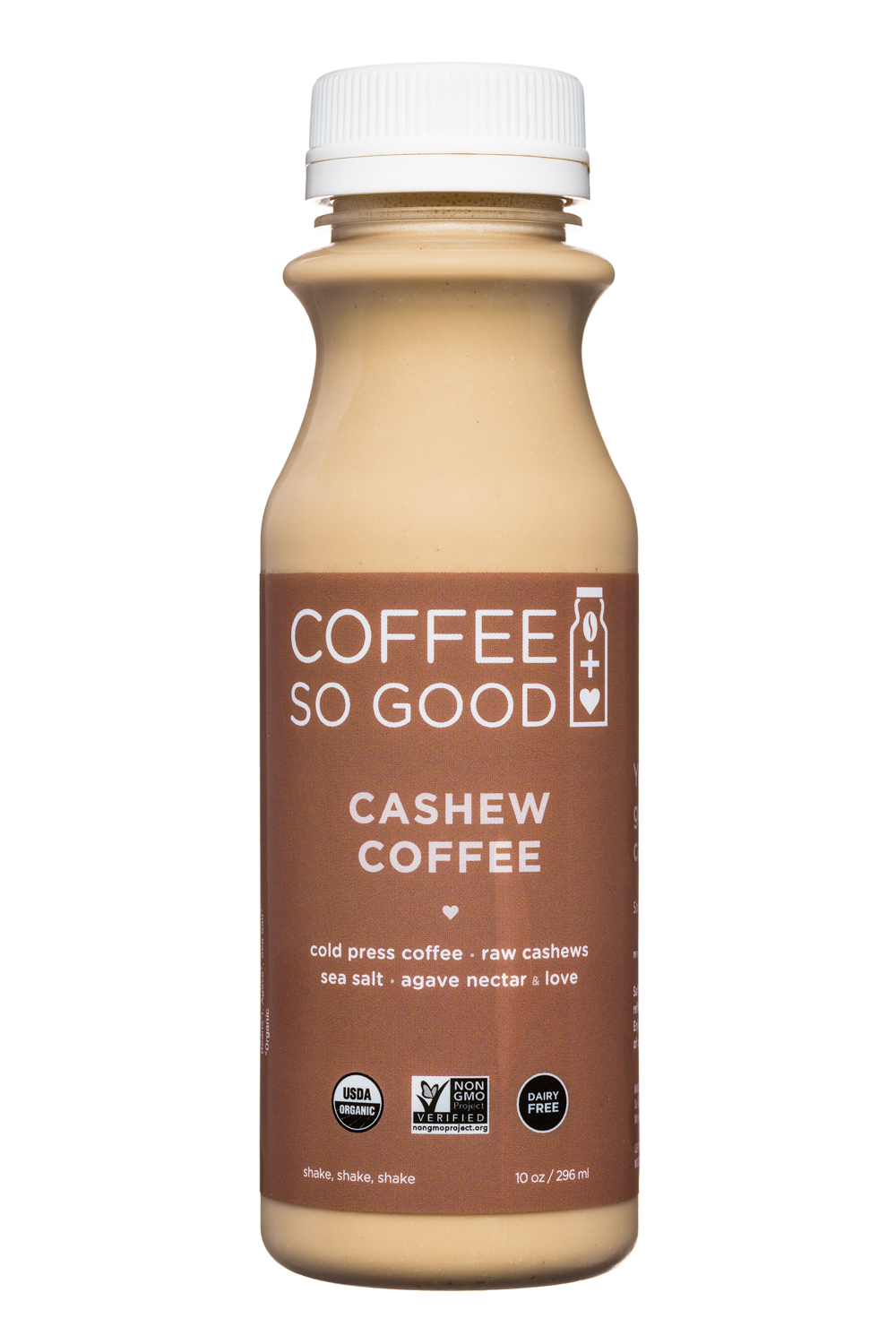 Coffee So Good: CoffeeSoGood-10oz-ColdPress-CashewCoffee-Front