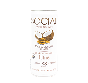 SOCIAL Sparkling: Toasted Coconut Almond
