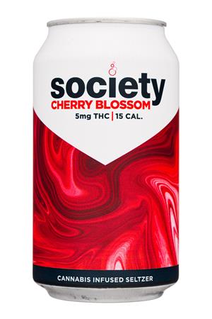 Society: Society-12oz-2021-CannabisSeltzer-CherryBlossom-Front