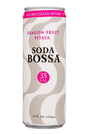 Soda Bossa: SodaBossa-12oz-2021-Soda-DragonFruitPitaya-Front