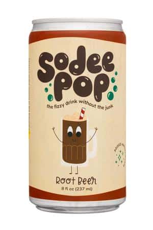 Sodee Pop: SodeePop-8oz-2024-FizzyDrink-RootBeer-Front