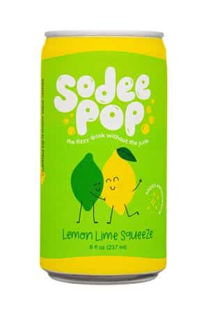 Sodee Pop: SodeePop-2025-8oz-Fizzy-LemonLimeSqueeze-Front