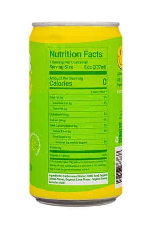 Sodee Pop: SodeePop-2025-8oz-Fizzy-LemonLimeSqueeze-Facts