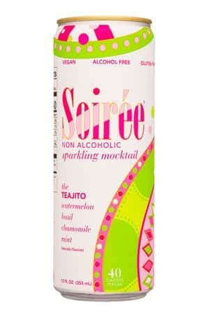 Soiree: Soiree-12oz-2023-Mocktail-Teajito-Front