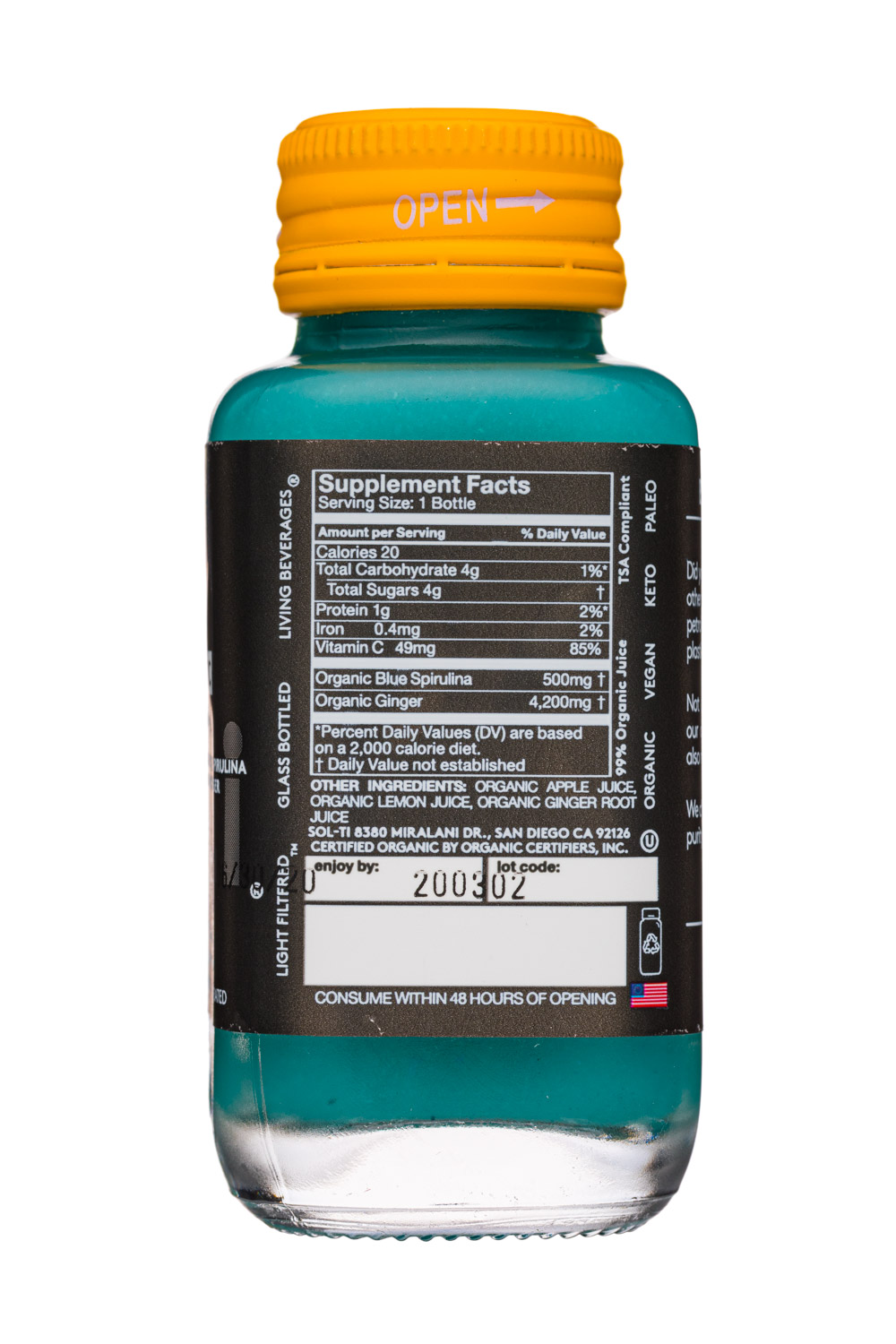 Sol-ti: SolTi-2oz-2020-SuperShot-BlueMystic-Facts