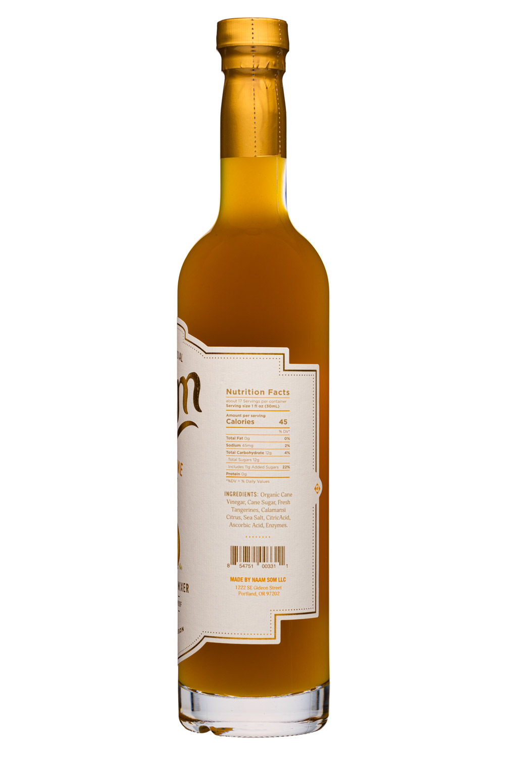 Som: Som-17oz-VinegarCordialMixer-Tangerine-Facts
