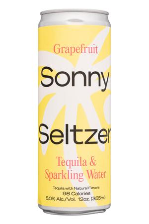 Sonny Seltzer: Sonny-12oz-2022-TequilaSparkling-Grapefruit
