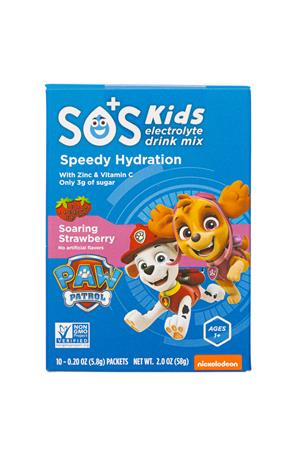 SOS+ Kids Hydration: SOS-2oz-2022-Kids-PawPatrolMix-RoarngStrawberry