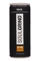 Soul Grind: SoulGrind-8oz-2020-ColdBrewCoffee-Black-Front