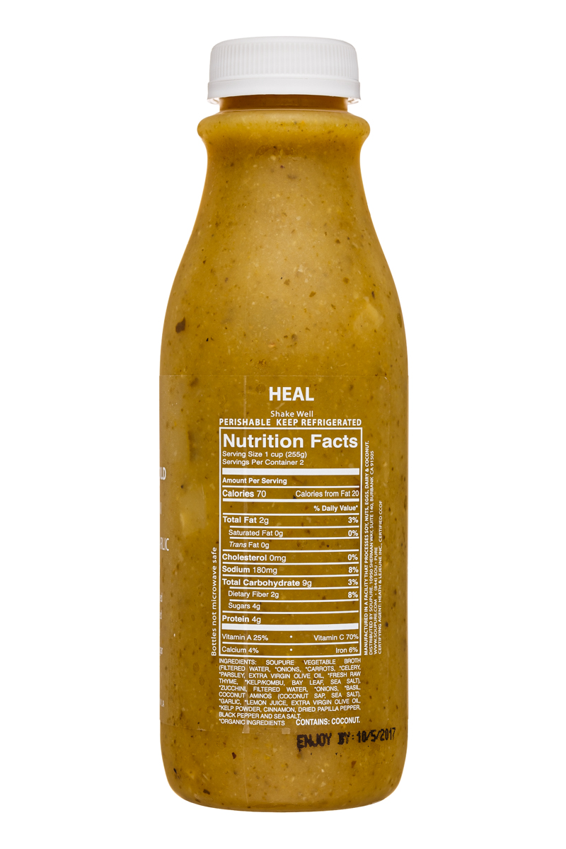 Soupure: Soupure-16oz-ZucchiniBasil-Heal-Facts