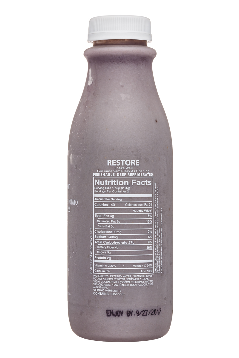 Soupure: Soupure-16oz-JapaneseSweetPotato-Restore-Facts