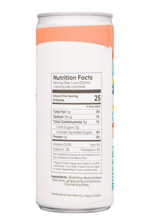 Sovi: Sovi-8oz-2022-NonAlcWine-Sparkling-Rose-Facts