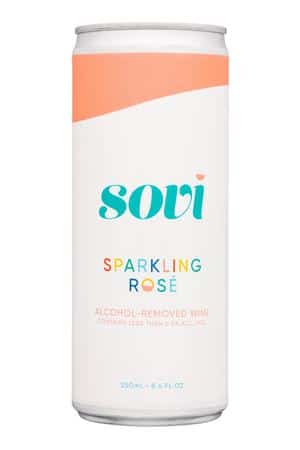 Sovi: Sovi-8oz-2022-NonAlcWine-Sparkling-Rose-Front