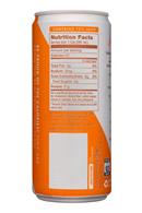 Sovány Beverage Company: Sovany-10oz-SparklingWater-BrilliantTangerine-Facts