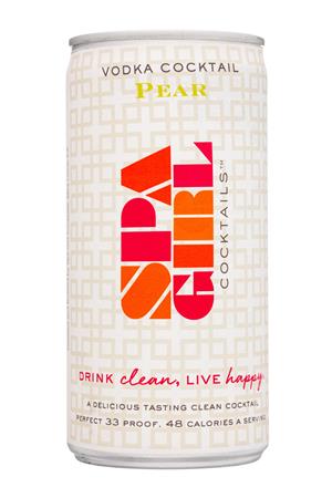 Spa Girl Cocktails: SpaGirl-SmallCan-2021-VodkaCocktail-Pear