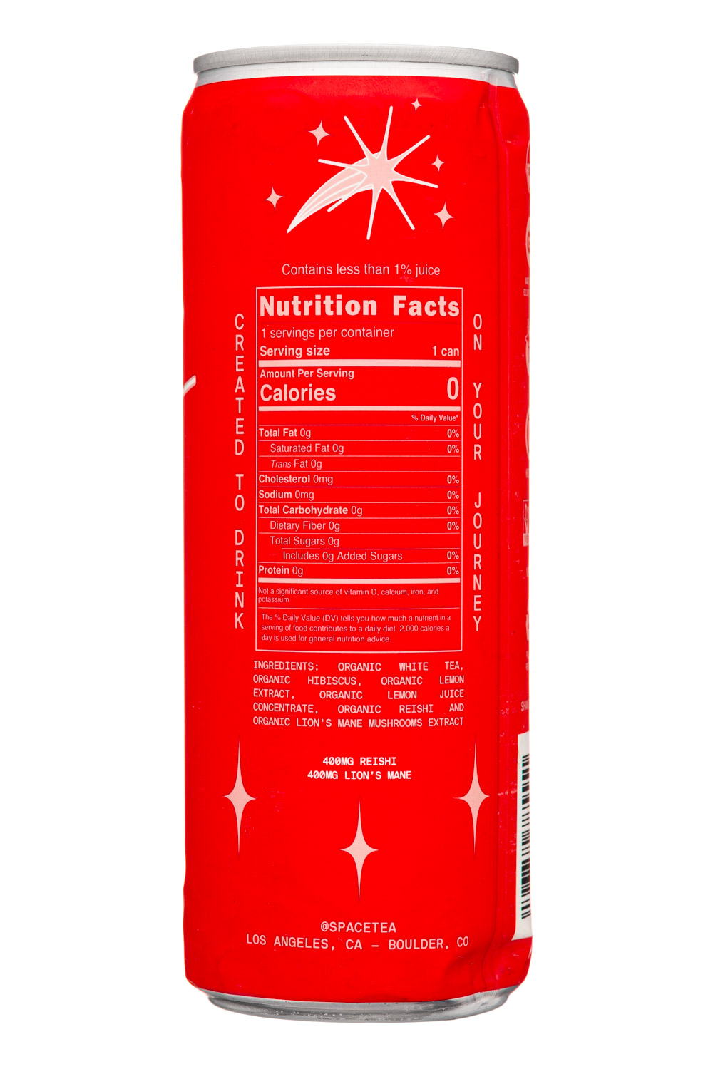 Space Tea: SpaceTea-12oz-2023-Zero-Hibiscus-Facts