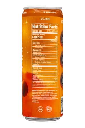 Space Time Drinks: SpaceTime-12oz-2025-Energy-OrangeMango-Facts