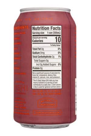Rishi Tea & Botanicals: SparklingBotanicals-12oz-2023-BotanicalTea-ElderberryMaqui-Facts