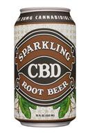 Sparkling CBD : SparklingCBD-12oz-RootBeer-Front