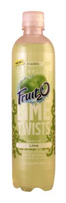 Sparkling Fruit2O: Fruit20 Lime Front