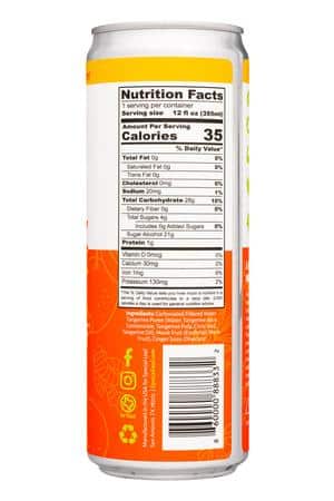 Special Leaf: SpecialLeaf-12oz-2023-OliveIcedTea-TangerineGinger-Facts