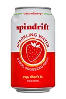 Spindrift: Spindrift-SparklingWater-12oz-Strawberry-Front