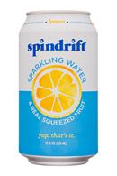 Spindrift: Spindrift-12oz-Sparkling-Lemon-Front