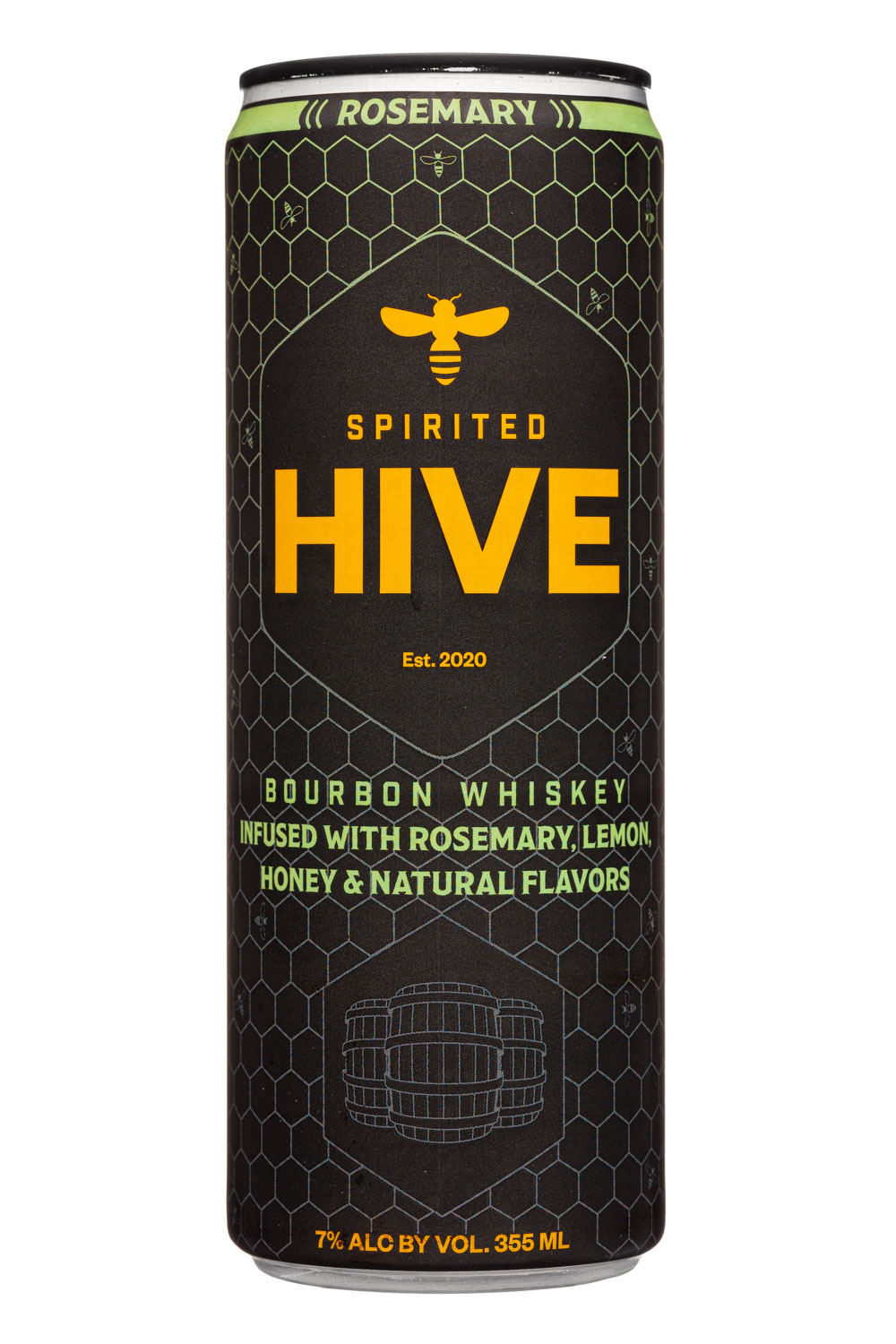 Spirited Hive: SpiritedHive-355ml-2022-Bourbon-Rosemary