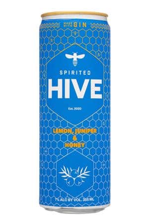 Spirited Hive: SpiritedHive-355ml-2023-Honey-LemonJuniper