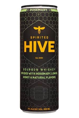 Spirited Hive: SpiritedHive-355ml-2022-Bourbon-Rosemary