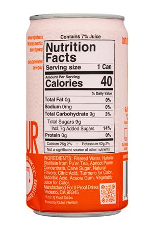 Spirity Cocktails: Spirity-8oz-2021-NACocktail-MindfulApricotSoul-Facts