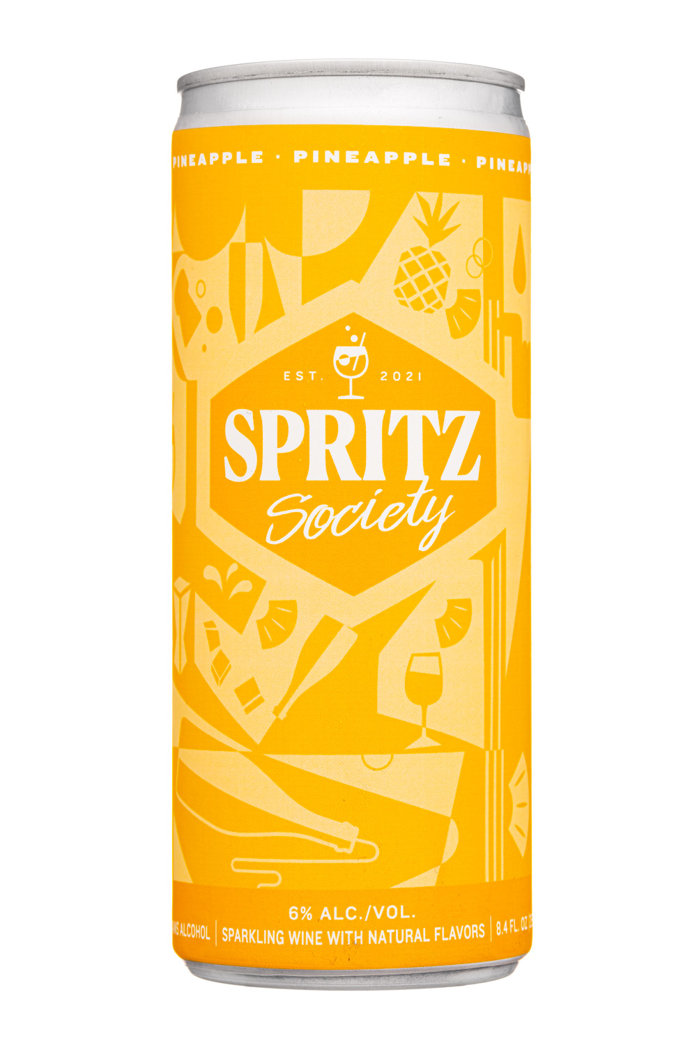 Spritz Society: SpritzSociety-8oz-2023-Pineapple