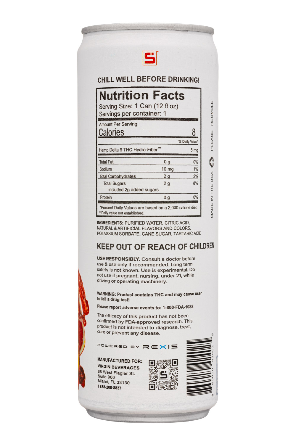 Squared: Squared-12oz-2024-SparklingTHC-Grapefruit-Facts