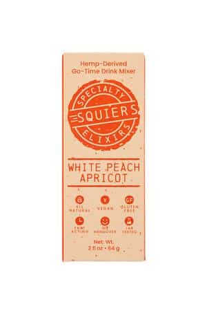 Squier's Specialty Elixirs: SquiersElixers-2oz-2024-WhitePeachApricot