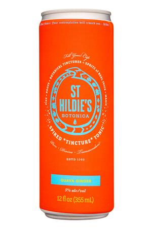 St Hildie's Botonica: StHildiesBotonica-12oz-2021-SpikedTonic-GuavaGinger