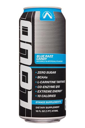 Stance Supplements: StanceSupplements-16oz-2020-Loud-BlueRazzCandy-Front